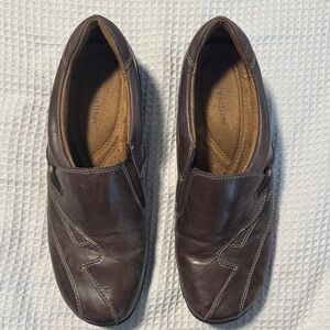 Naturalizer Dark Brown Leather Loafers